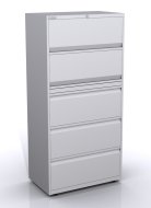 Cabinet with hinged doors and drawers SYC08/50/2/3