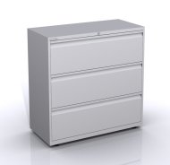 Three-drawer metal filing cabinet SYC10/0/3 - 1