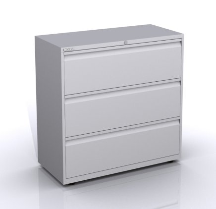 Three-drawer metal filing cabinet SYC10/0/3 - 1