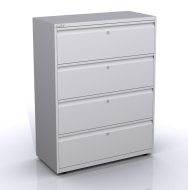 Metal filing cabinet with four drawers SYCI10/40/0/4 - 1