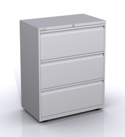 Three-drawer metal filing cabinet SYC08/0/3 - 1