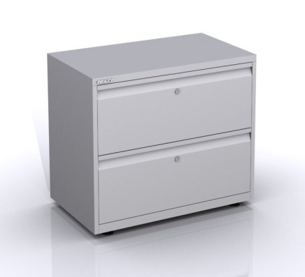 Metal filing cabinet with two drawers SYCI08/20/0/2 - 3