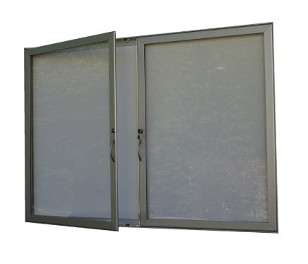 Double-winged single-sided showcase HD40 - 8 x A4 - 1