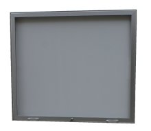 Single-wing double-sided display case with struts - HO40 - 30 x A4