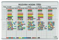 Timetable board (2 models) - 1