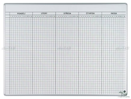 Schedule board 40 - 1