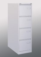A4 filing cabinet - Bisley IPCCA14 four-drawer metal filing cabinet - 5