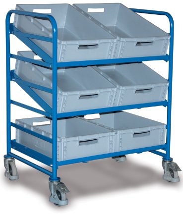 Trolley with plastic crates type sw-610.202 - 1