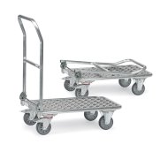 Aluminum platform trolley with folding handle KW (2 models) - 1