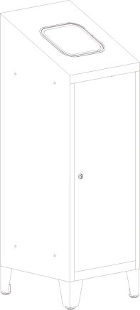 Waste bin for sorted waste MPO 01k - 2