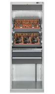 Cabinet for NC tools with swing doors - 3
