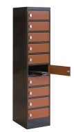 Laptop cabinet SZNL 4110 - 10 compartments with sockets and USB A+C - 7