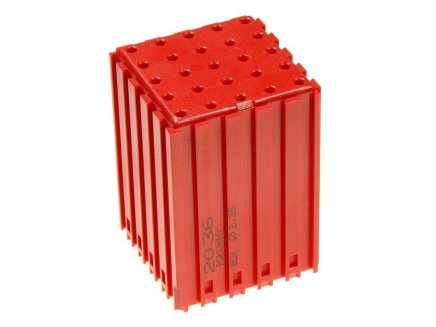 CNC plastic bed for 2.35 mm cylindrical shank cutters - 1