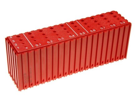 Plastic box for storing drill bits D1-D4,9 - 1