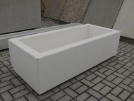 Concrete rectangular flower pots (4 models) - 1