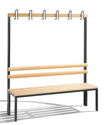 Changing room bench CP 8051-100 - width 1500 mm (2 models) - 1