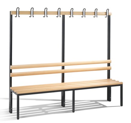 Changing room bench CP 8052-100 - width 1960 mm (2 models) - 1