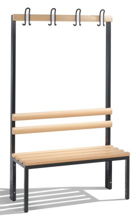 Changing room bench CP 8050-100 - width 1000 mm (2 models) - 1