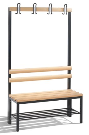 Dressing bench with shoe rack CP 8050-110 - width 1000 mm - 1