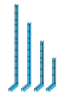 Column basic NS3, Farbe wählen: RAL 7035 Lichtgrau - 6