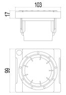 NC tool holder HSK A 40 / B 50, size E3 - 1