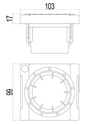Holder of NC tools ISO / SK 50, size E3 - 3