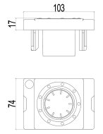 NC tool holder ISO / SK 40, size E2 - 3