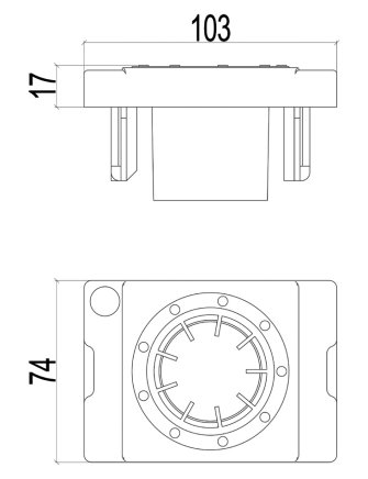NC tool holder HSK A 50 / B 63, size E2 - 1