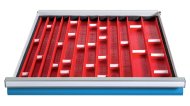 Set of plastic channels 130A - 1