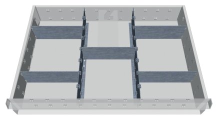 Metal division of sockets 168-135A - 1