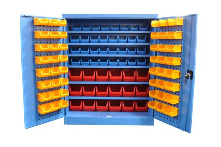Kovos workshop cabinet with plastic boxes SPZ_12_0002_C_VAR_4 - 1