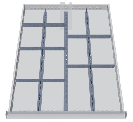 Metal division of sockets 116A - 4