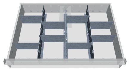Metal division of sockets 168-139A - 4