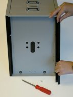 Cover for the lower edge of BISLEY A3 series cabinets