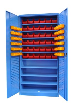 Kovos workshop cabinet with plastic boxes SPZ_11_0002_C_VAR_2 - 1