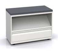 Cabinet with slanted shelf and drawer Bisley BLF type MSU08 - 1