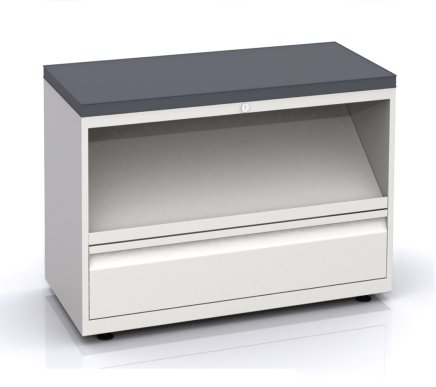 Cabinet with slanted shelf and drawer Bisley BLF type MSU08 - 1