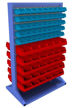 Stationary double-sided panel with equipment PSZ_22_A_VAR_3 - 1