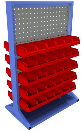 Stationary double-sided panel with equipment PSZ_22_A_VAR_6 - 1