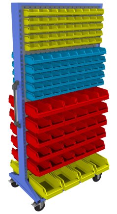 Mobile double-sided panels with equipment large (6 models) - 1