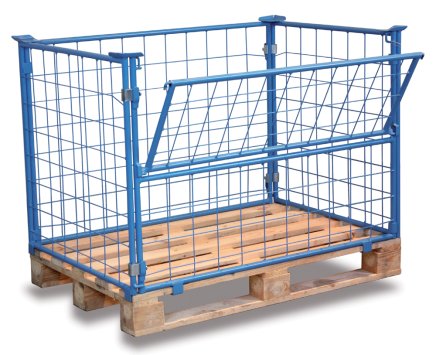 Pallet fence with folding wall pa-100.025 - 2