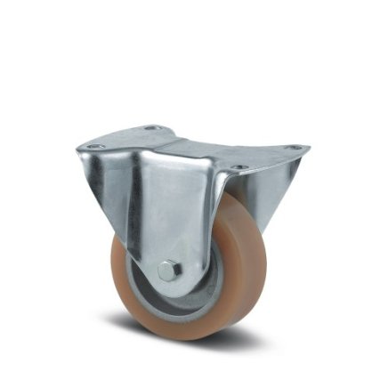 Fixed instrument wheel brown with mounting plate (4 models) - 1
