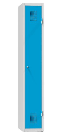 Metal wardrobe single door XS31-18 - 1