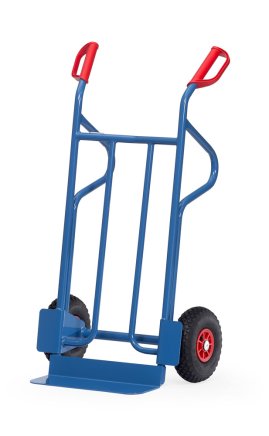 Handcart steel, pneumatic wheels B1216L - 1