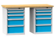Workshop tables O series, width 1500, depth 700 or 800, height 880 or 890 mm (6 models) - 1