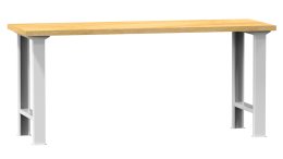 Workshop tables series A, width 2500, depth 700 or 800, height 880 or 890 mm (6 models)
