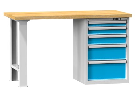Workshop tables H series, width 1500, depth 700 or 800, height 880 or 890 mm (6 models) - 1