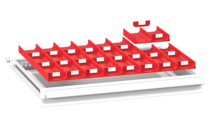 Plastic drawer divider ZD 36 x 27D - 1
