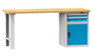 D series workshop tables, width 2500, depth 700 or 800, height 880 or 890 mm (6 models) - 1