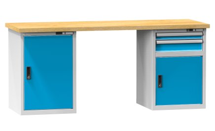 Workshop tables K series, width 2000, depth 700 or 800, height 880 or 890 mm (6 models) - 1
